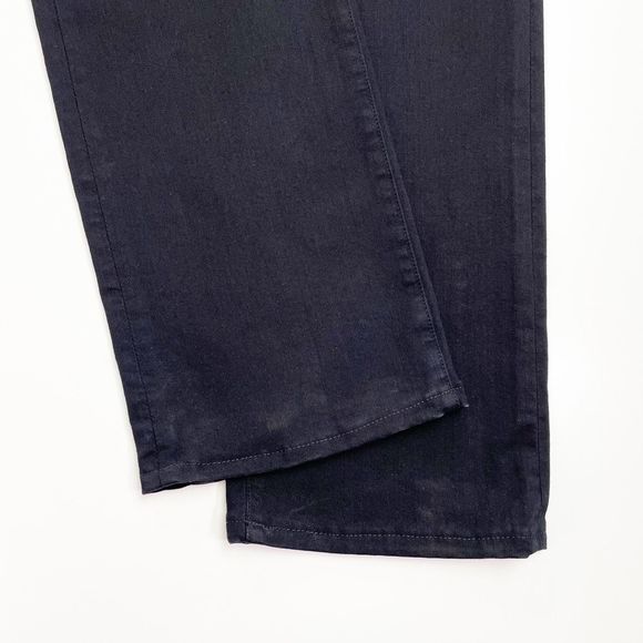 FRAME Le Micro Flare Jean Mid-Rise Stretch Film Noir Black 26 - Picture 3 of 9